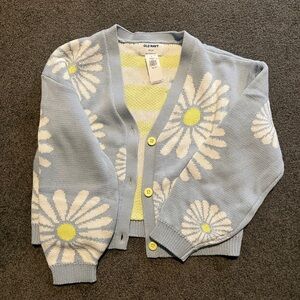Flower Cardigan 100% cotton NWT